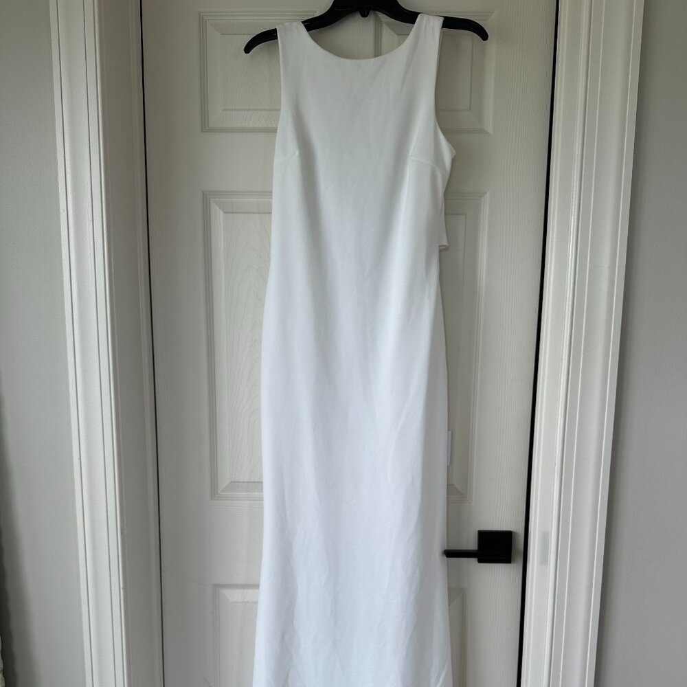 Lulus Love In Your Eyes Ivory Knotted Mermaid Maxi Dress - White